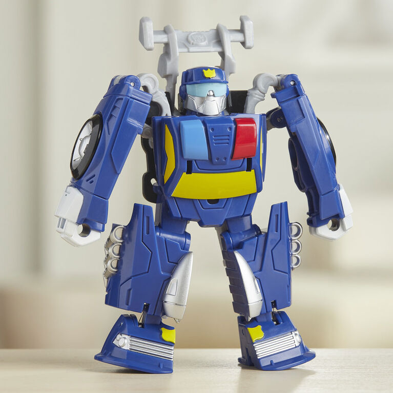 Playskool Heroes Transformers Rescue Bots Academy Chase the Police-Bot Converting Toy