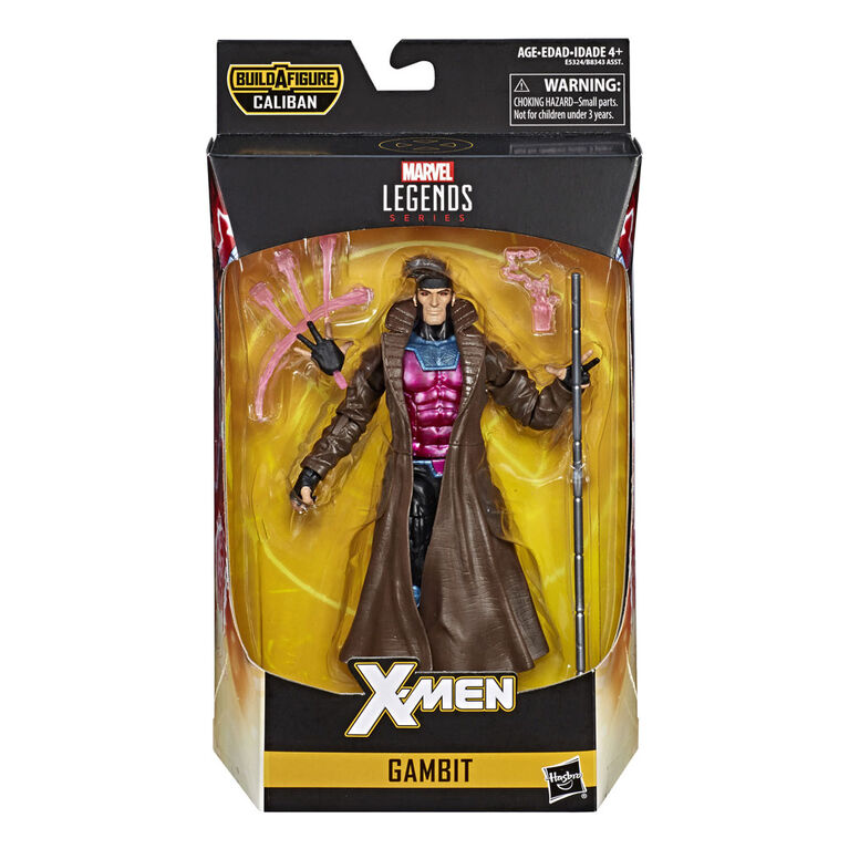 Série Marvel Legends de Hasbro - Figurine de collection Gambit (collection X-Men) de 15 cm