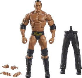 WWE- Figurine articulée Élite WrestleManiaThe Rock