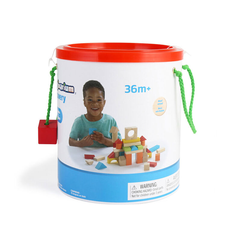 Imaginarium Discovery - Wooden Blocks 75 Pieces
