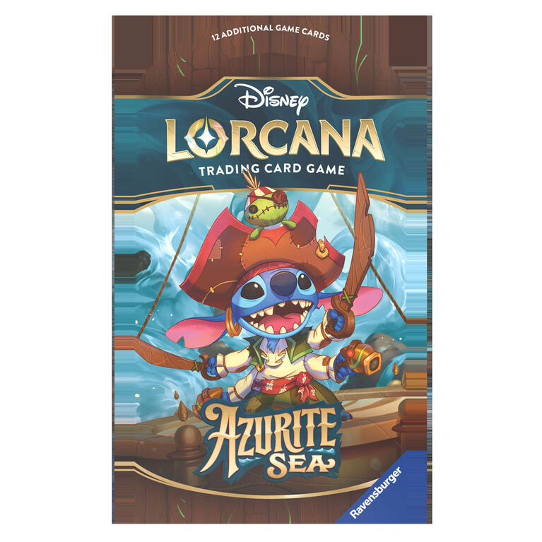 Disney Lorcana TCG: Azurite Sea Assorted Single Booster Pack (12 Cards)