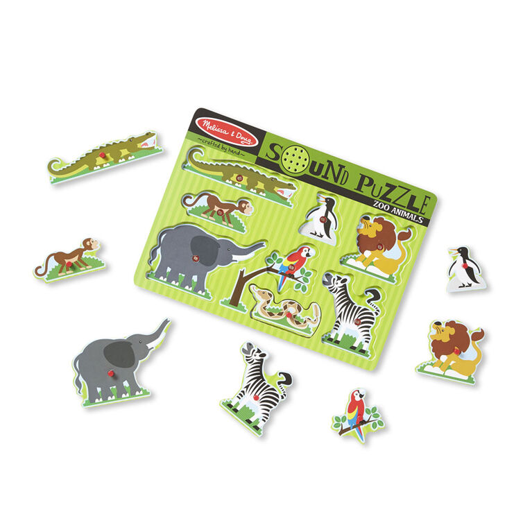 Melissa & Doug Animals Sound Puzzle - Styles May Vary