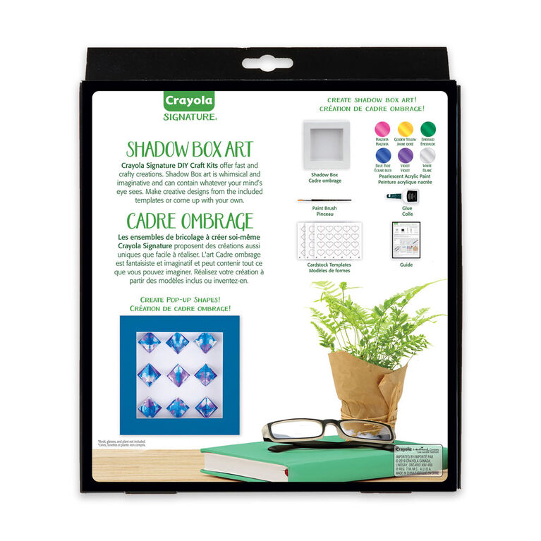 Crayola Signature DIY Shadow Box Craft Kit Toys R Us Canada
