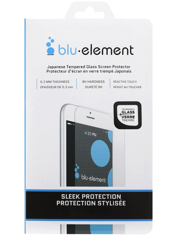 Blu Element Tempered Glass for iPhone 8 Plus/7 Plus/6S Plus/6 Plus (BTGI7P)