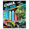 Chalk Alive Dino, fusée, voiture de course