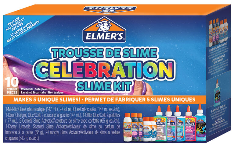 Elmers's Celebration Slime DIY