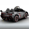 KidsVip 12V Lamborghini Veneno avec RC - Argent
