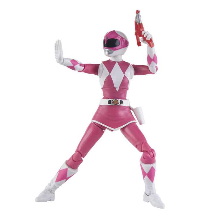 Power Rangers Figurine articulée de Mighty Morphin Ranger rose