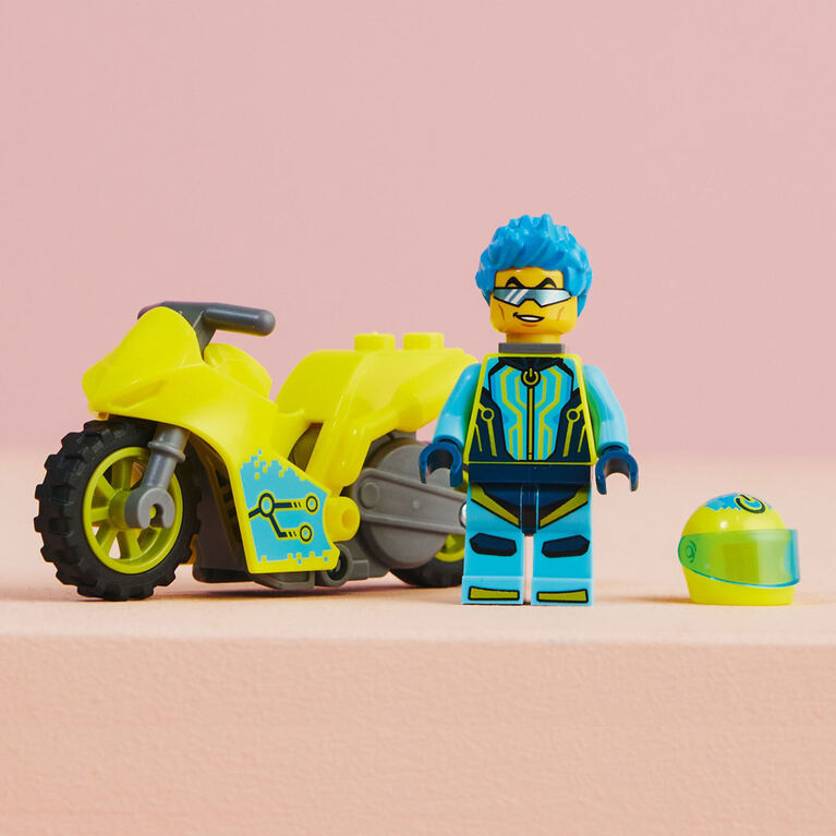 LEGO City Cyber Stunt Bike 60358 Building Toy Set (13 Pieces)