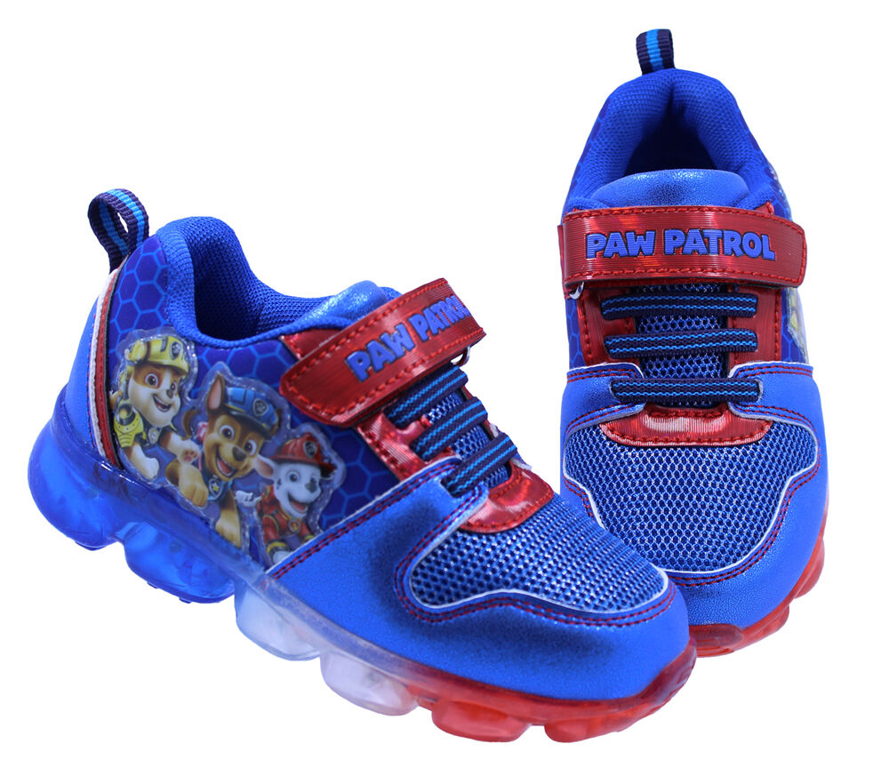 Paw patrol lighted shoes hotsell