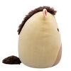 Squishmallows 12" Plush  - Mars the Olive Horse with Brown Embossed Cable Knit Belly