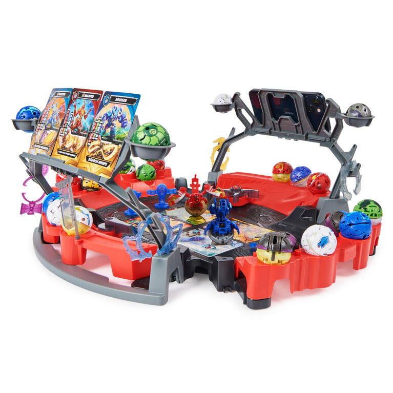 Bakugan Battle Arena with Exclusive Special Attack Dragonoid, Customizable, Spinning Action Figure and Playset