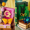 LEGO Wicked Glinda & Elphaba Bookends For Shelves, Fantasy Gift Craft Kit Reading Decor 75691