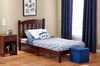 Dorel Living Twin Wood Bed - Espresso