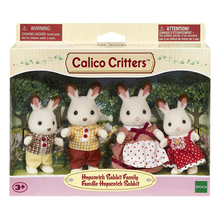 Calico Critters Hopscotch Rabbit Family - styles may vary