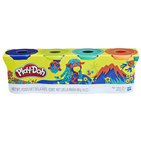 Play-Doh - Ensemble de 4 pots de 448 grammes (couleurs vives)