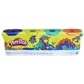 Play-Doh Modeling Compound 4-Pack of 4-Ounce Cans (Wild Colors)