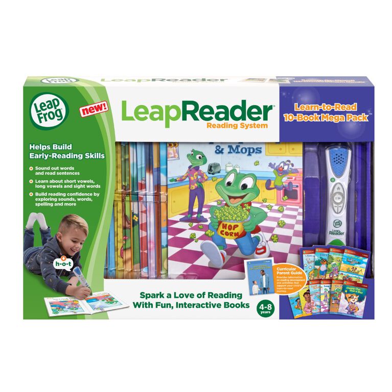 Méga coffret Mon Lecteur Leap, lecteur et livres - Version anglaise