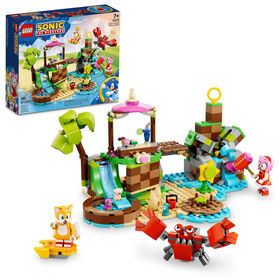 LEGO Sonic the Hedgehog L'île-refuge pour animaux d'Amy 76992 Ensemble de jeu de construction (388 pièces)