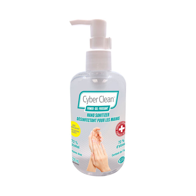 Cyber Clean Power Gel Sanitizer 220Ml - Édition anglaise