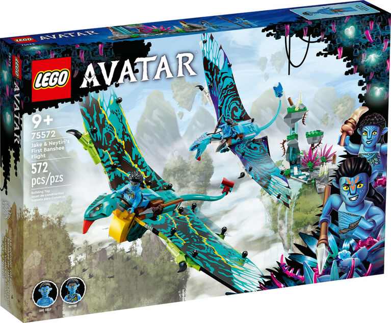 LEGO Avatar Le premier vol en banshee de Jake et Neytiri 75572 Ensemble de jeu de construction (572 pièces)