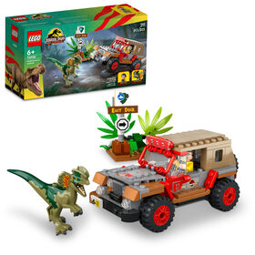 LEGO Jurassic Park L'embuscade du dilophosaurus 76958 Ensemble de jeu de construction (211 pièces)