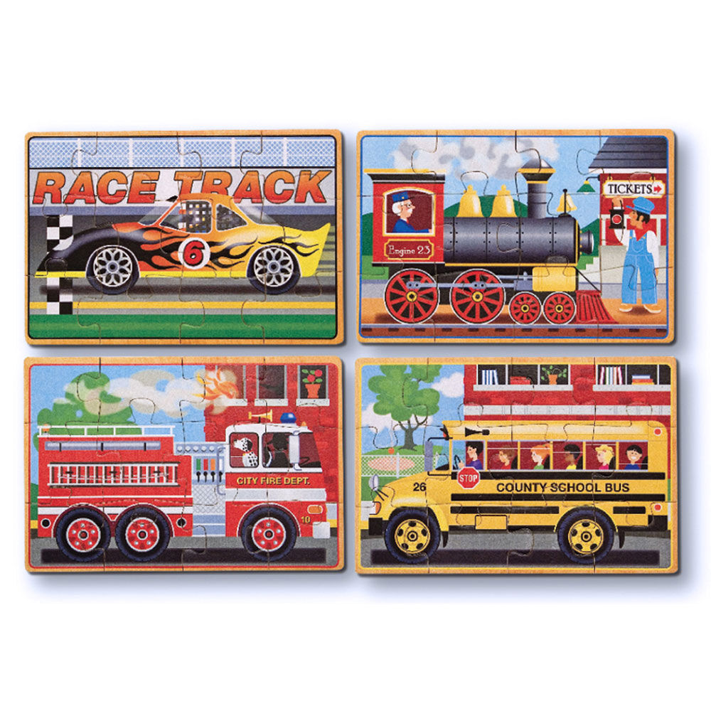 Melissa and doug wooden jigsaw puzzles on sale