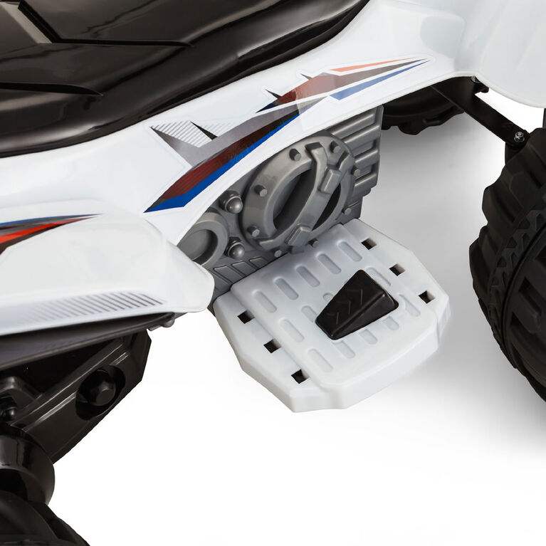 Pacific ATV 12V Powered Ride On - White