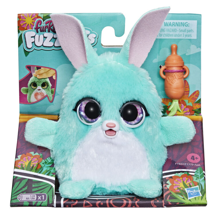 furReal Fuzzalots Bunny Interactive Animatronic Color-Change Toy