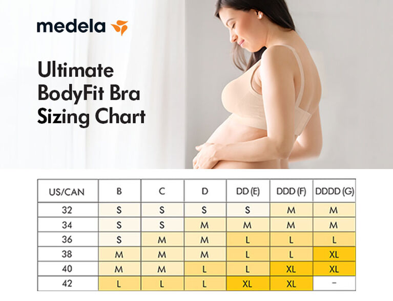 Soutien-gorge de maternité et d'allaitement Ultimate BodyFit de Medela, petit noir
