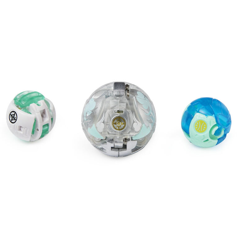 Bakugan Evolutions, Colossus Nano with Siphon and Riptide Platinum Power Up Pack