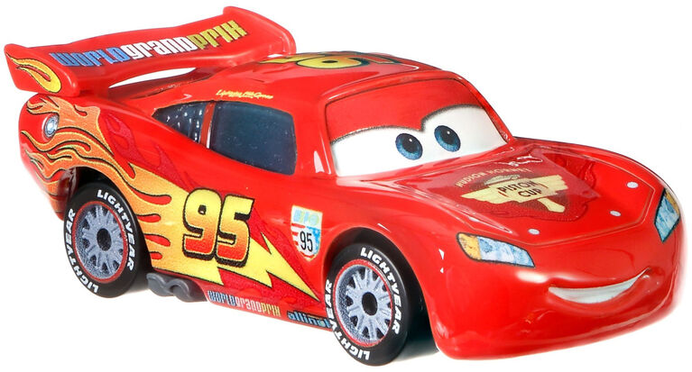 Disney/Pixar Cars Lightning McQueen with Racing Wheels - English Edition