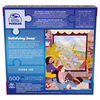 Spin Master Puzzles, Cozy Country Coffee Jigsaw Puzzle 500 Pieces by Artist Fiona Lee with Wall Decor Poster