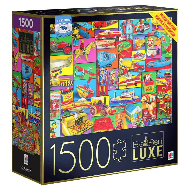 Puzzle Big Ben Luxe de 1500 pièces, Jouets en métal vintage