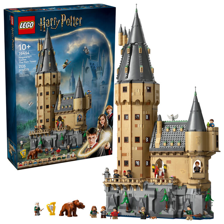LEGO Harry Potter Hogwarts Castle: The Main Tower - Kids Toy - Playset for Boys and Girls 10+ - 76454