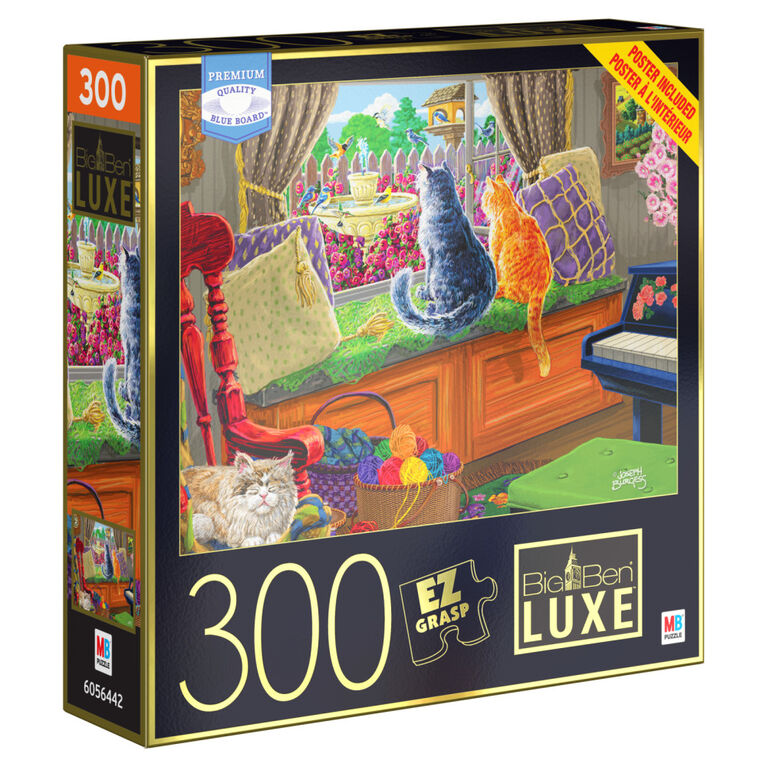 Big Ben 300-Piece Luxe Jigsaw Puzzle, Kitty View