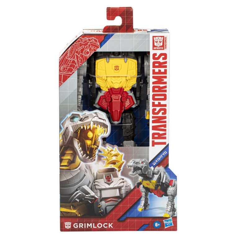 Transformers Toys Authentics Titan Changers Grimlock Action Figure - For Kids Ages 6 and Up, 11-inch