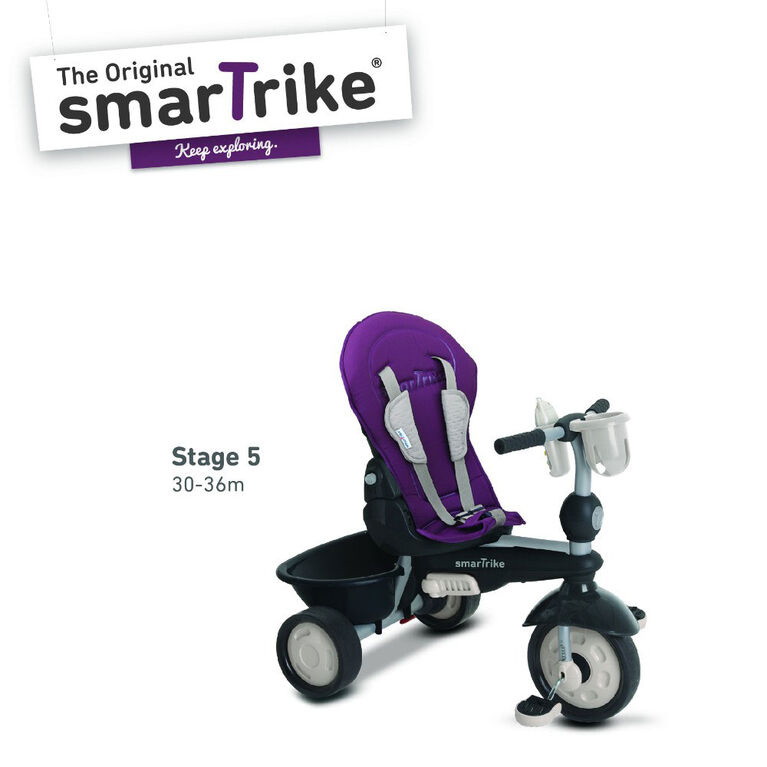 scale Metropolitan Assets SmarTrike: Infinity - Purple Convertible Trike - R Exclusive | Toys R Us  Canada