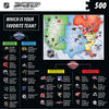 NHL Hockey Map 500 Piece Jigsaw Puzzle