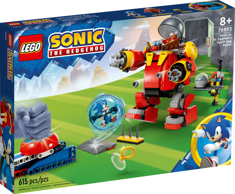 LEGO Sonic the Hedgehog Sonic vs le Robot oeuf de la Mort du Dr. Eggman 76993 (615 pièces)