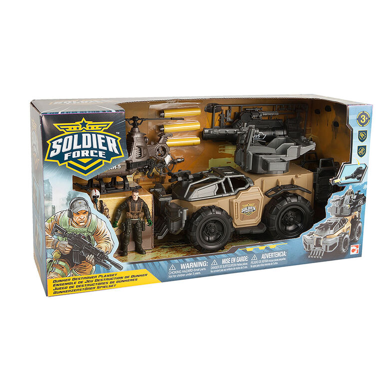 Soldier Force Bunker Destroyer Playset - R Exclusive