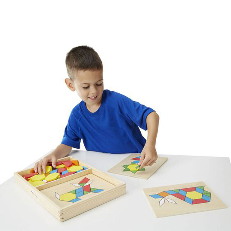 Melissa and Doug Pattern Blocks and Boards