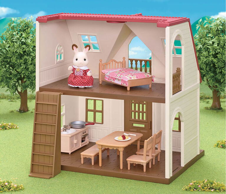 Calico Critters - Premier chalet douillet au toit rouge