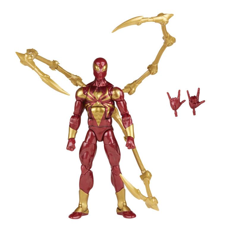 Marvel Legends Series Spider-Man, figurine Iron Spider de 15 cm, inclut 2 accessoires