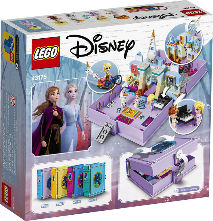 LEGO Disney Princess Les aventures d'Anna et Elsa dans un liv 43175 (133 pièces)