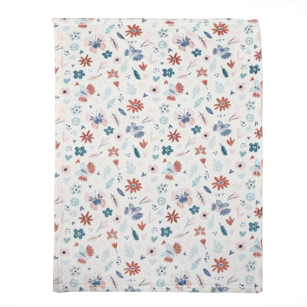 Baby's First by Nemcor 8 Piece Nursery Crib Bedding Set, Butterfly Wishes