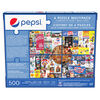 Pepsi, 4 Puzzle Multipack, 500 Pieces Combine to Form Novelty Soda Beverage Mega Puzzle