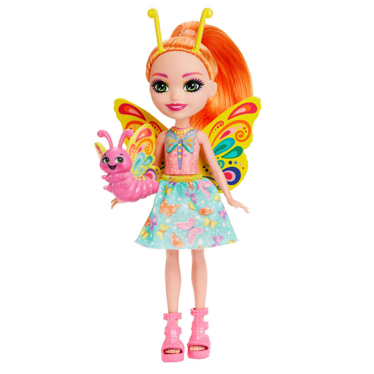 Enchantimals-Bêtes Citadines-Poupée Belisse Papillon et figurine - Notre exclusivité