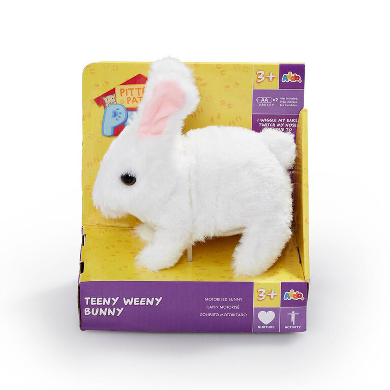Pitter Patter Pets Teeny Weeny Bunny White R Exclusive English