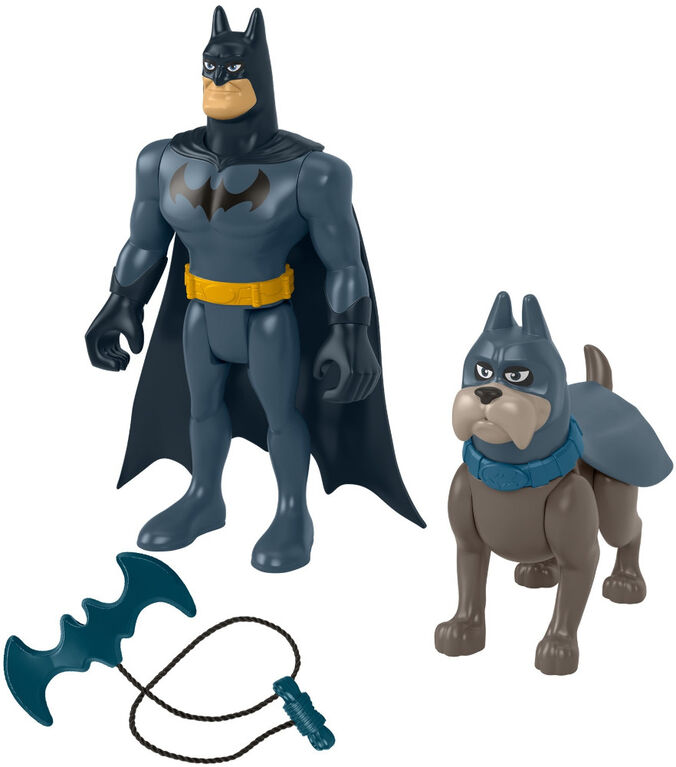 Fisher-Price DC League of Super-Pets Batman and Ace Figure Set 